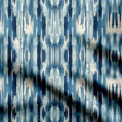 Electric Blues Print Fabric