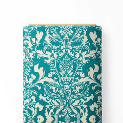 Turquoise Parade Print Fabric