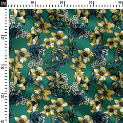 flowers allover 2 Print Fabric