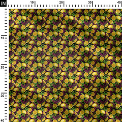 lemon pattern Print Fabric