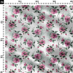 Berry Pink Samanti Print Fabric