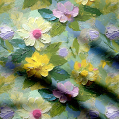 hand paint allover Print Fabric
