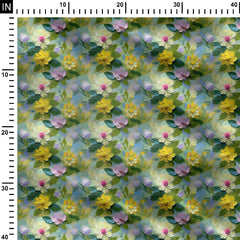 hand paint allover Print Fabric