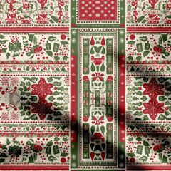 Christmas Cotton Poplin Print Fabric