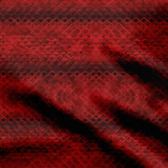 Red Hori Print Fabric