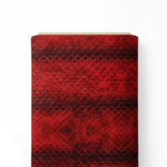 Red Hori Print Fabric