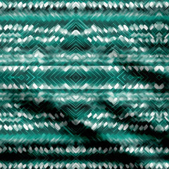 Teal Dilution Print Fabric