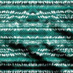 Teal Dilution Print Fabric