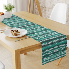 Teal Dilution Print Fabric