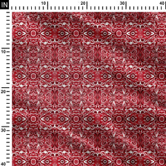 Red Dilution Print Fabric