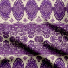 Purple Bohemian Print Fabric