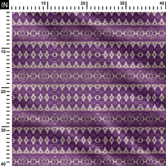 Purple Bohemian Print Fabric