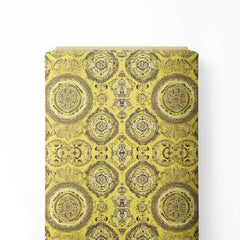 Yellow Bohemian Print Fabric