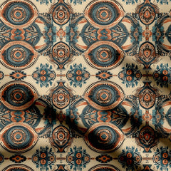 Bohemian O Print Fabric