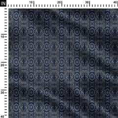 Bohemian Navy Print Fabric