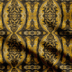 Bohemian Golden Print Fabric