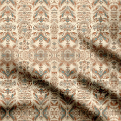 Bohemian Cream Stripe Print Fabric