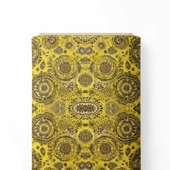 Bohemian Yellow Print Fabric