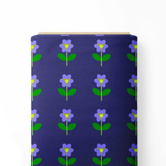 bluedaisy Print Fabric