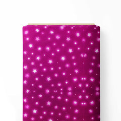 Pink Stars Print Fabric