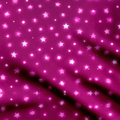 Pink Stars Print Fabric