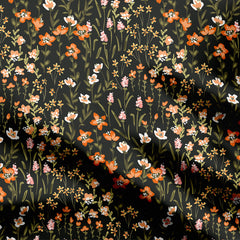 Ditsy darlings - midnight garden Print Fabric