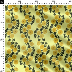 marigold Print Fabric