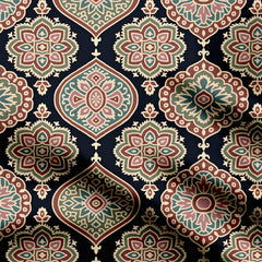 ajrakh pattern Print Fabric