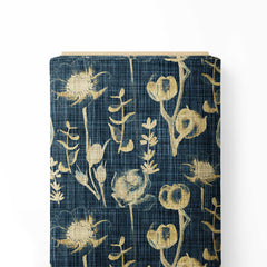 textured flower Print Fabric