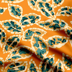 Dragon Orange Phils Print Fabric