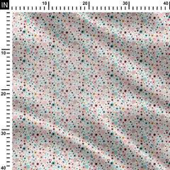 Space In Cartoon Print Fabric