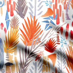 water colour tropical Print Fabric