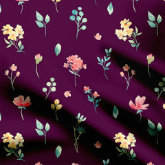 Blackest Berry Haven Print Fabric