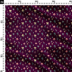 Blackest Berry Haven Print Fabric