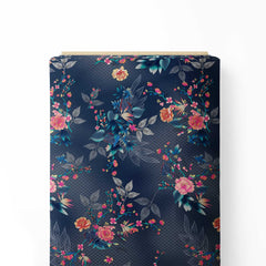 Mythical Flowers Print Fabric