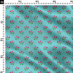 Pinkest Lily Print Fabric