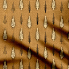 Caramel Spruce Print Fabric