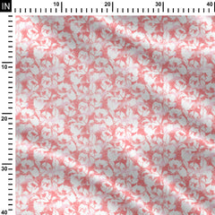 Salmon Upstream Print Fabric