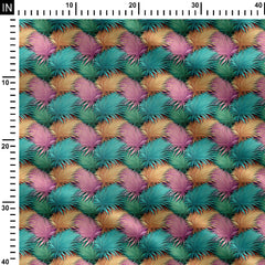 Carnival Palm Tree Print Fabric