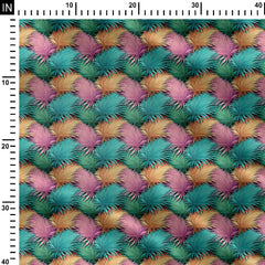 tropical leaf Print Fabric
