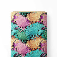 Carnival Palm Tree Print Fabric