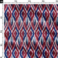 ikat pattern Print Fabric