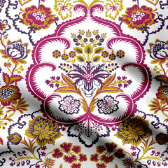 Pink Flora Dreams Print Fabric
