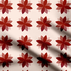 pink flower Print Fabric