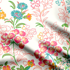 light floral Print Fabric