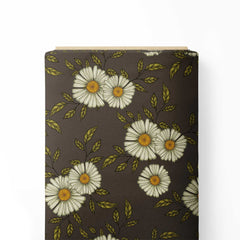 Daisy Meadow - Dark Print Fabric