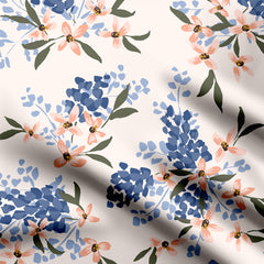 Flourishing floral bouquet 07 Print Fabric