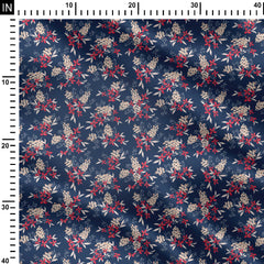 Flourishing floral bouquet 08 Print Fabric