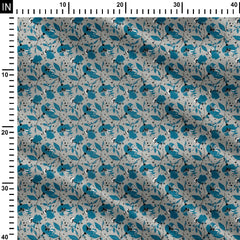 ajrakh leaf Print Fabric