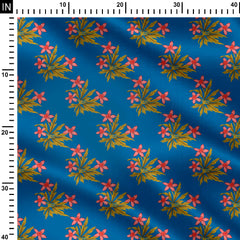 Blue Dress Perry Print Fabric